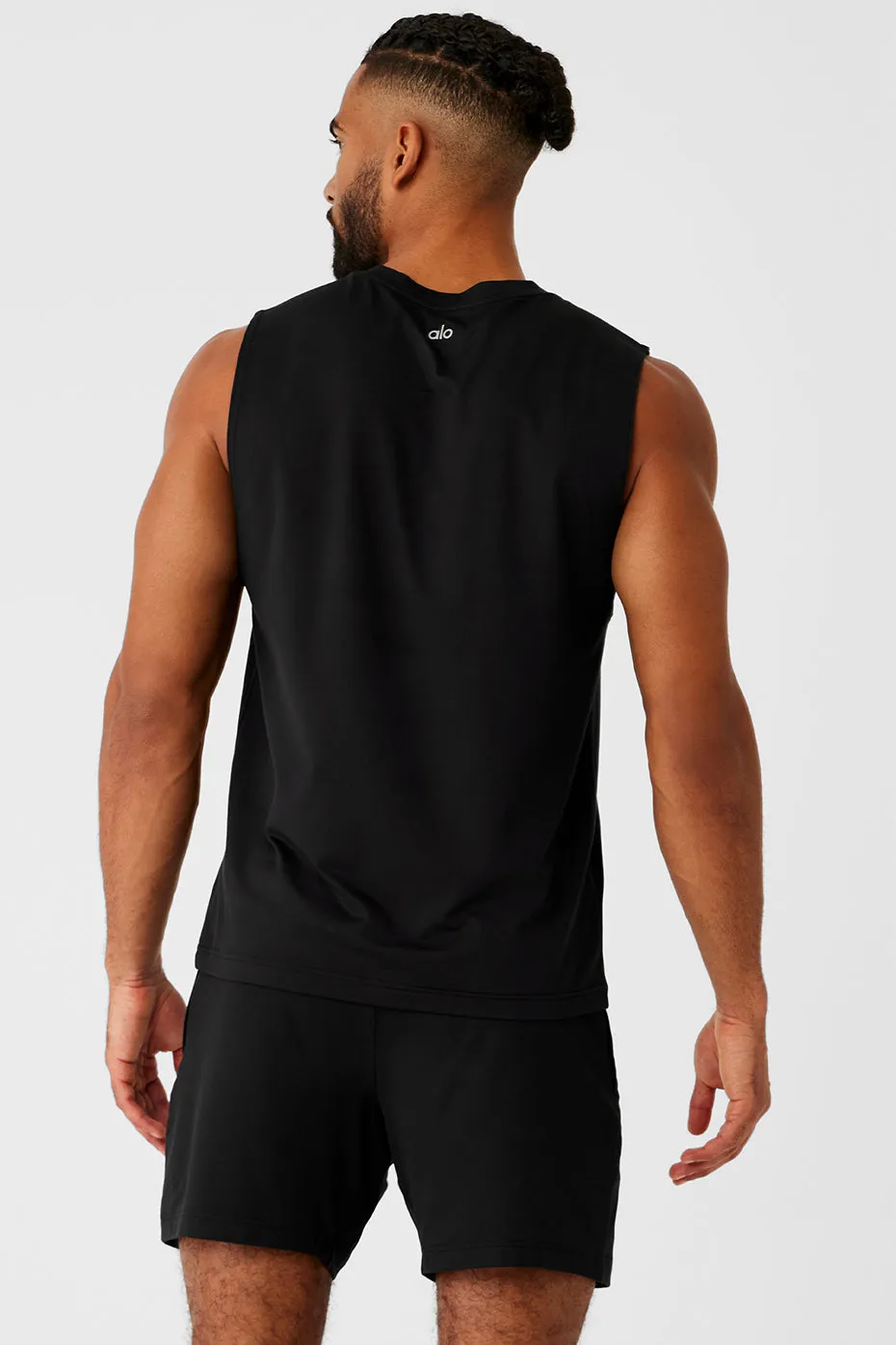 CONQUER MUSCLE TANK  BLACK