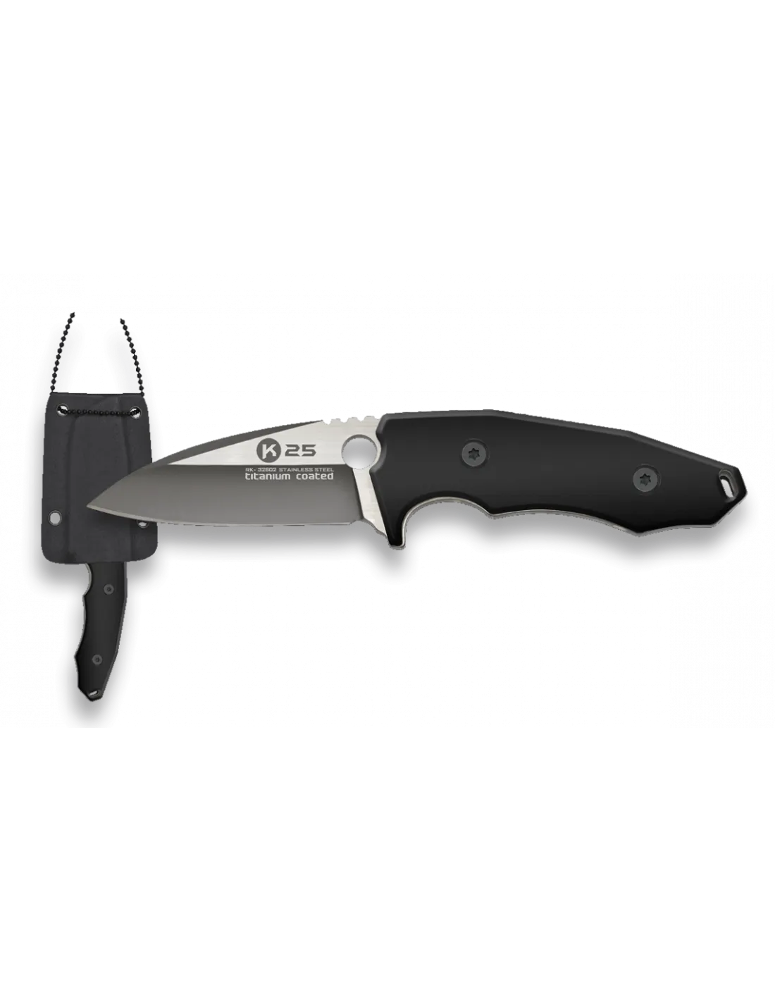 Cuchillo colgante botero K25 G10 black