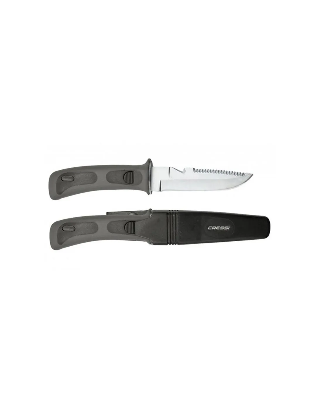Cuchillo de pesca submarina Cressi Sub Vigo Black