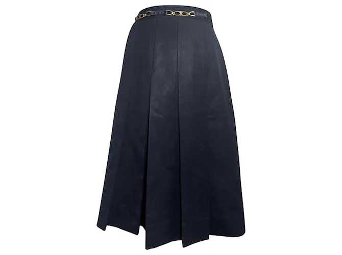 Céline CELINE Ropa Accesorios Dorados Falda Talla S Negro 