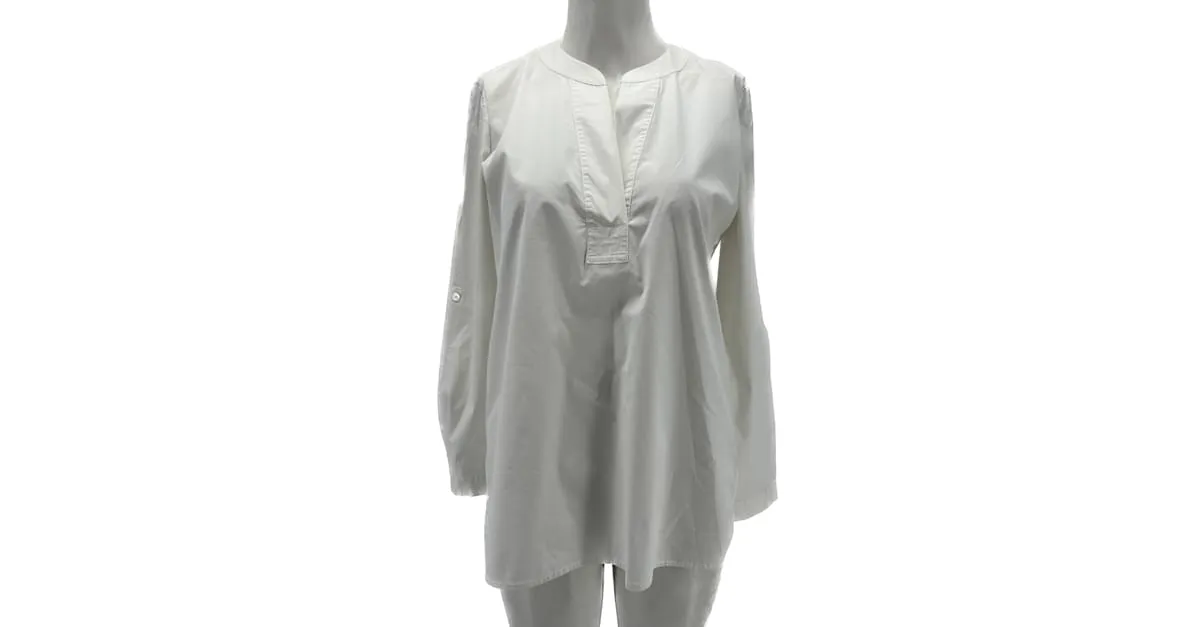DIANE VON FURSTENBERG Tops T.US 4 Algodón Blanco 