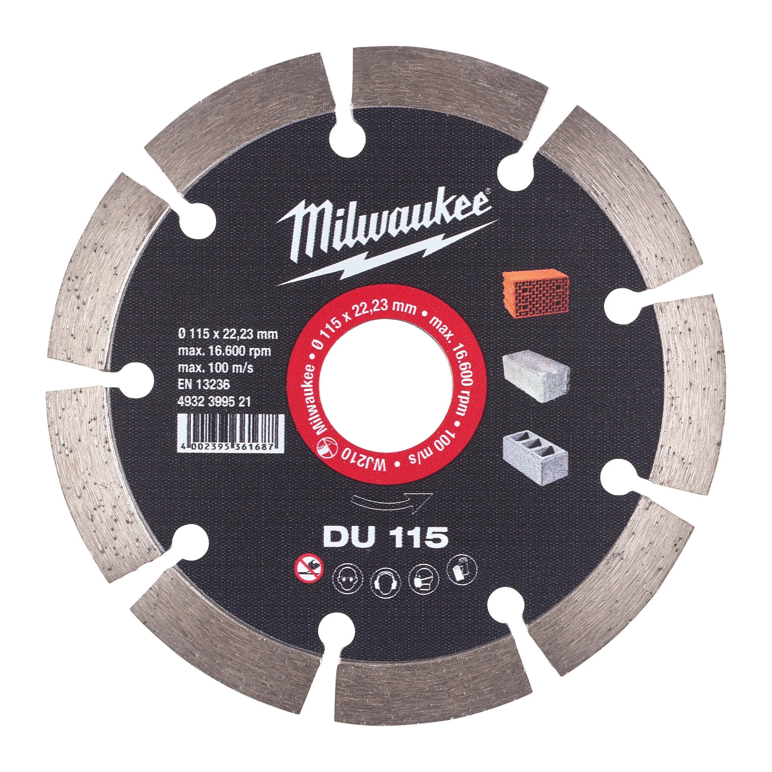 DISCO DE DIMANTE OBRADU MILWAUKEE