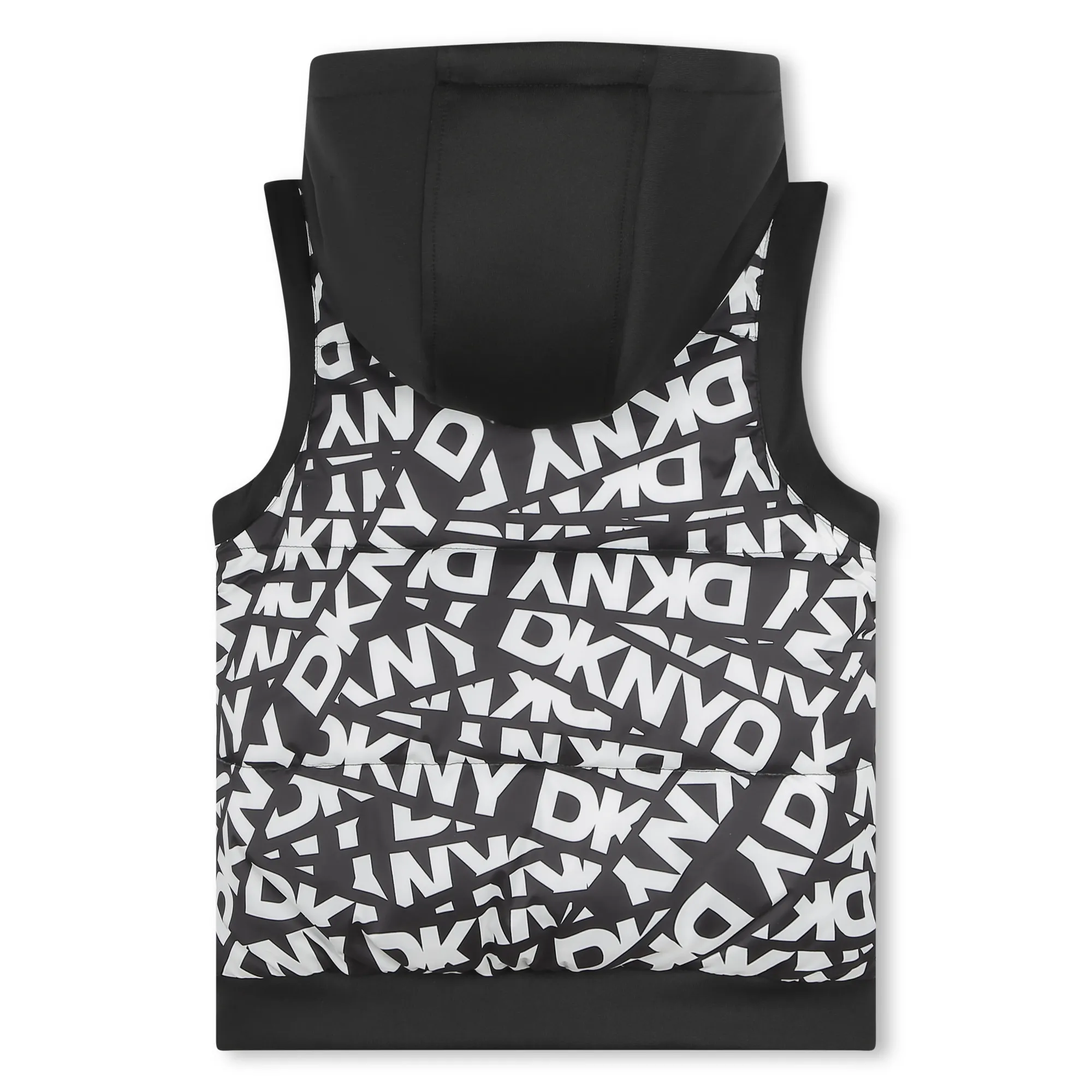 DKNY Plumas sin mangas con capucha