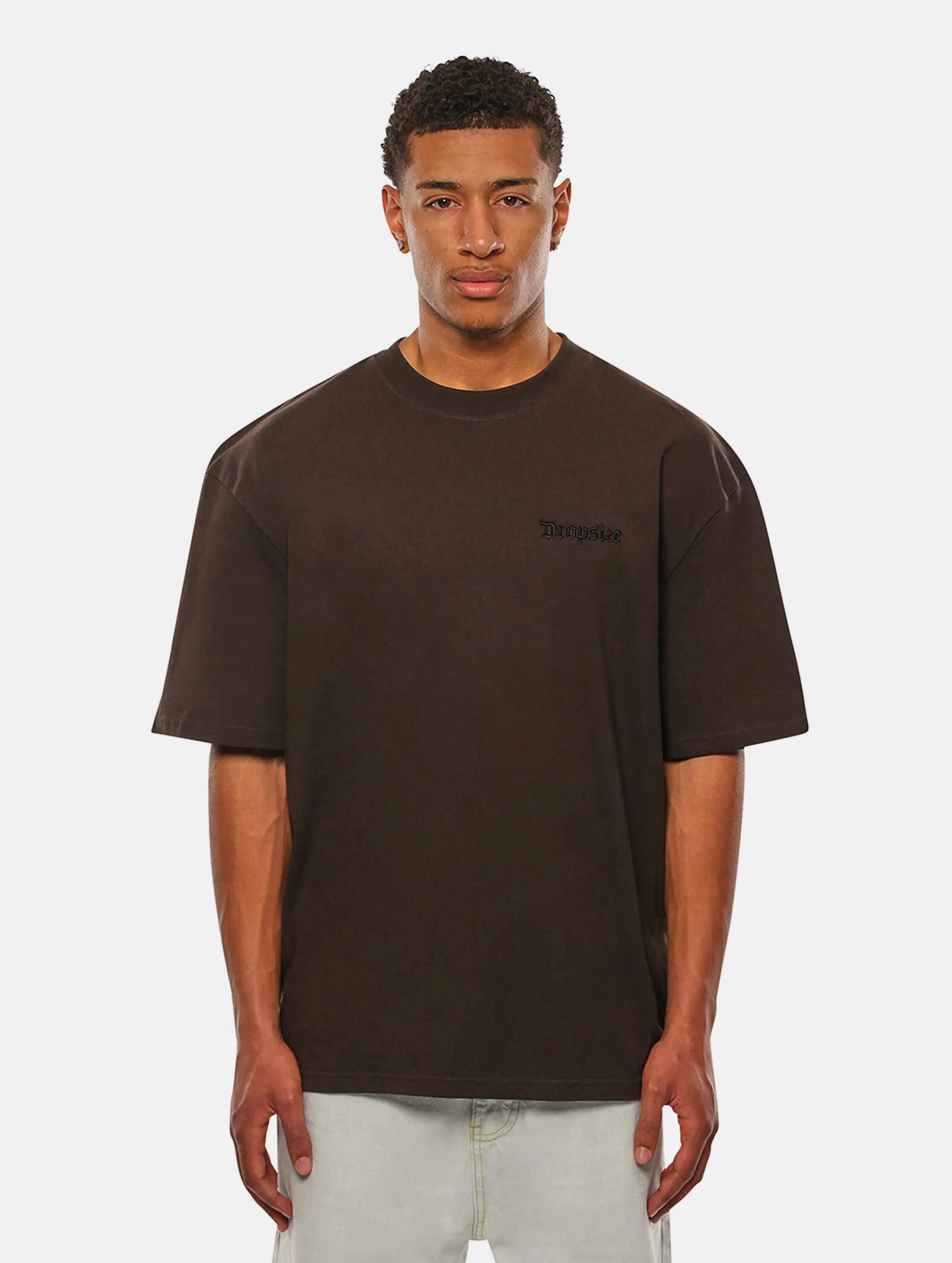 DROPSIZE HEAVY OVERSIZE TRIPLE LOGO TSHIRTS