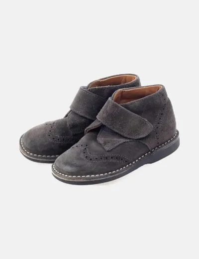 Eli Botín gris velcro