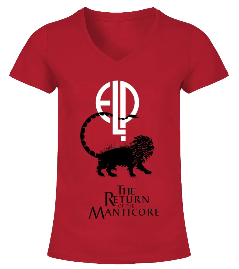 Emerson, Lake &amp; Palmer RD Camiseta cuello pico Mujer