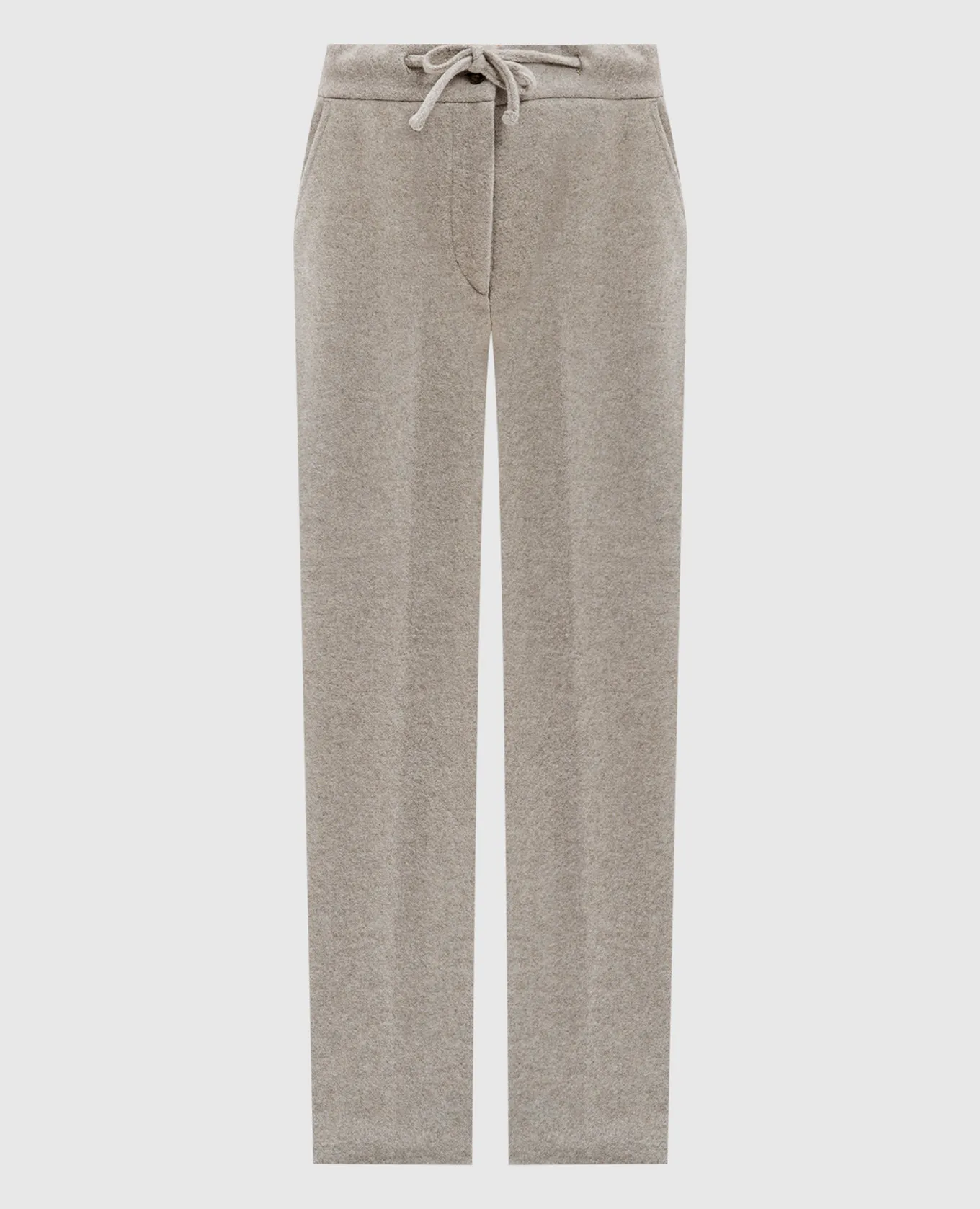 Enrico Mandelli Beige pants made of wool and cashmere
