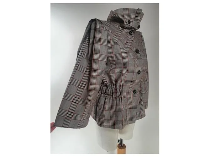 Escada Chaquetas Castaño Multicolor 