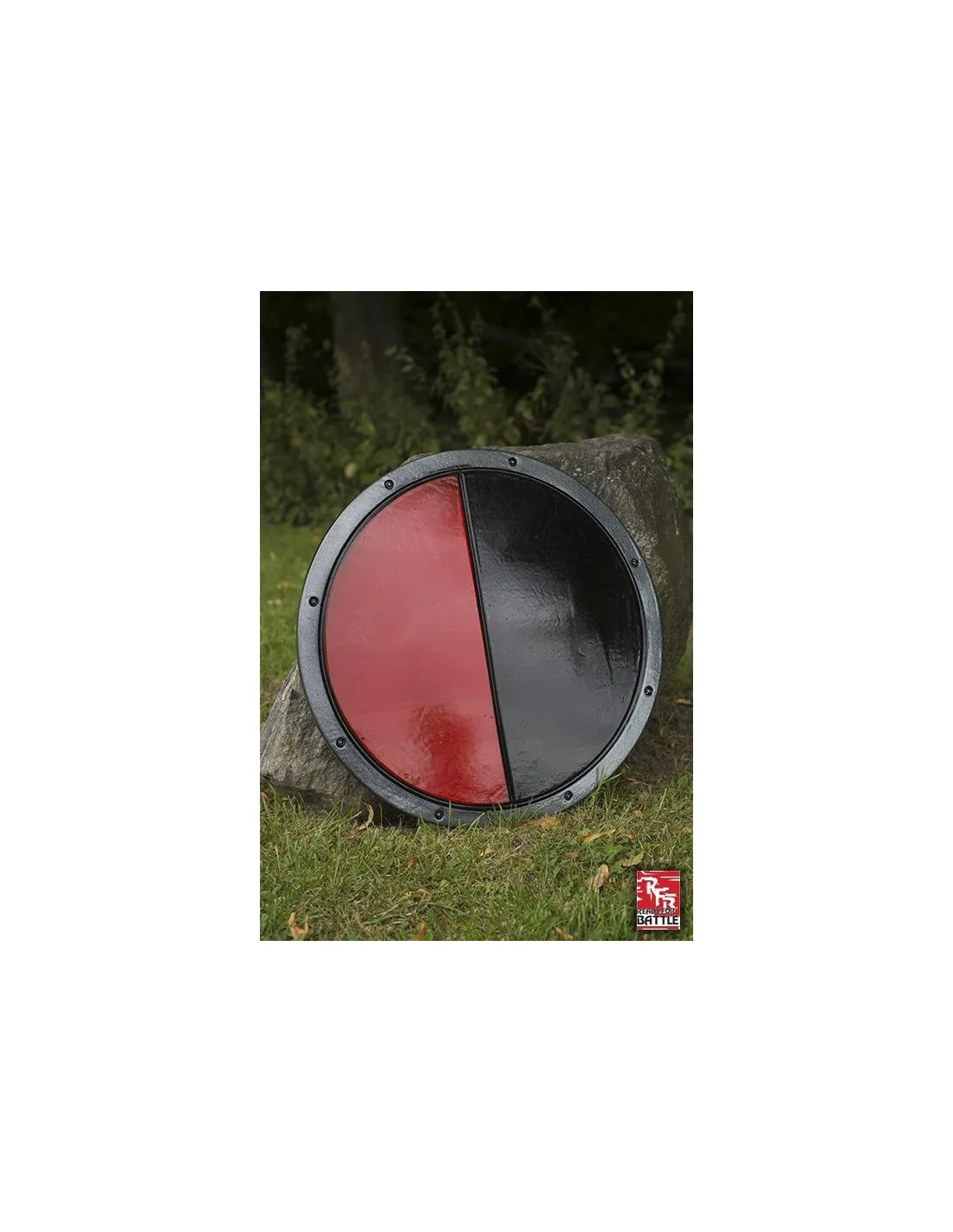 Escudo vikingo de látex bicolor Ready for Battle, LARP
