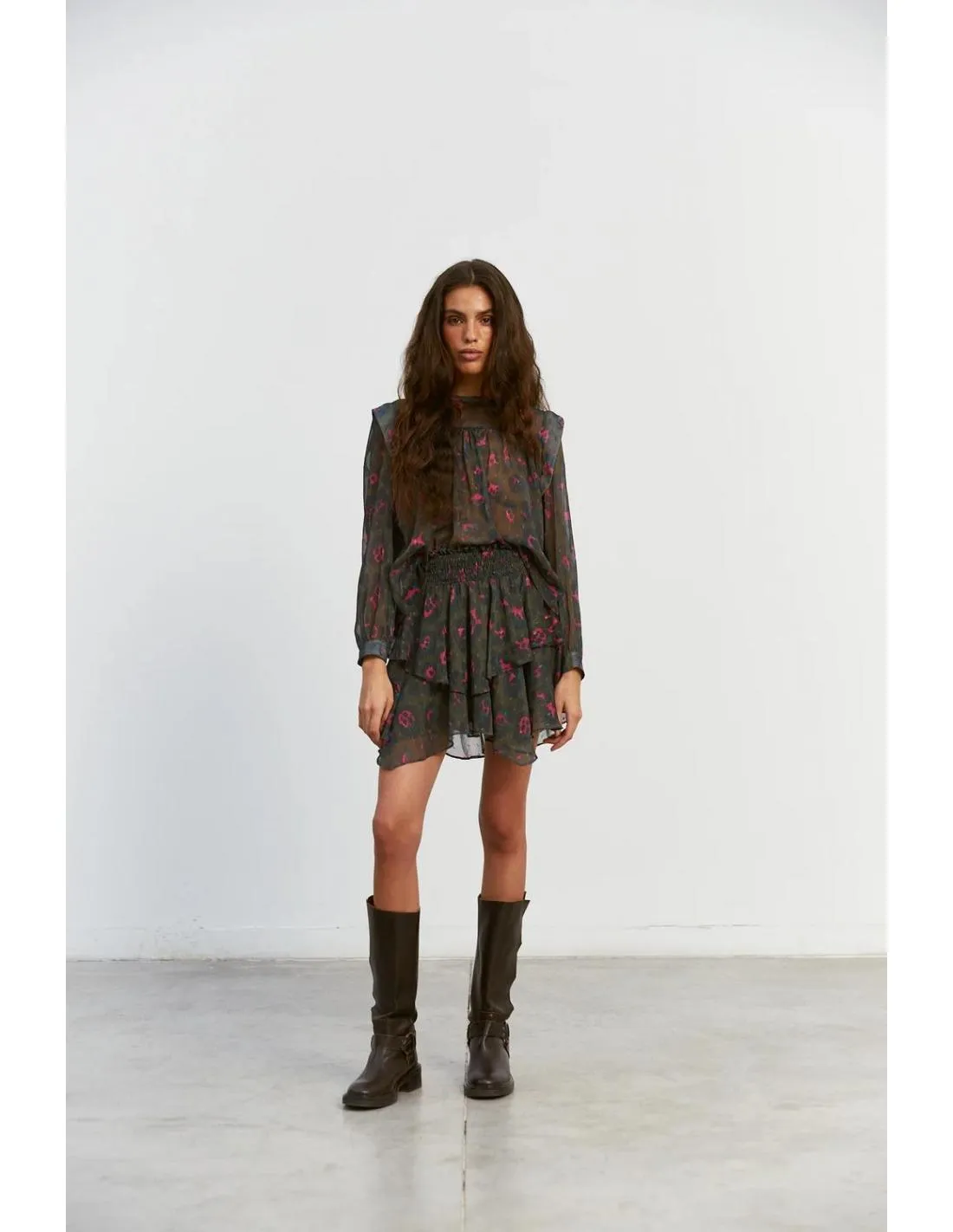 FALDA CON ESTAMPADO NAME THE BRAND FABIOLA