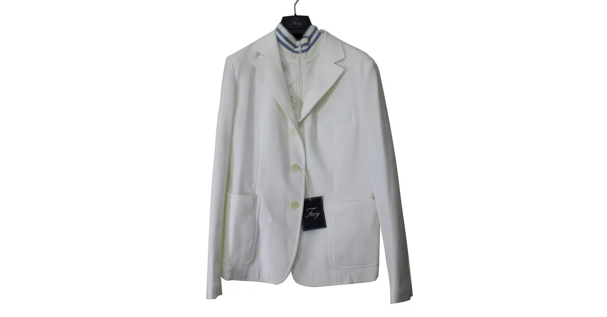 Fay Chaquetas Blanco 