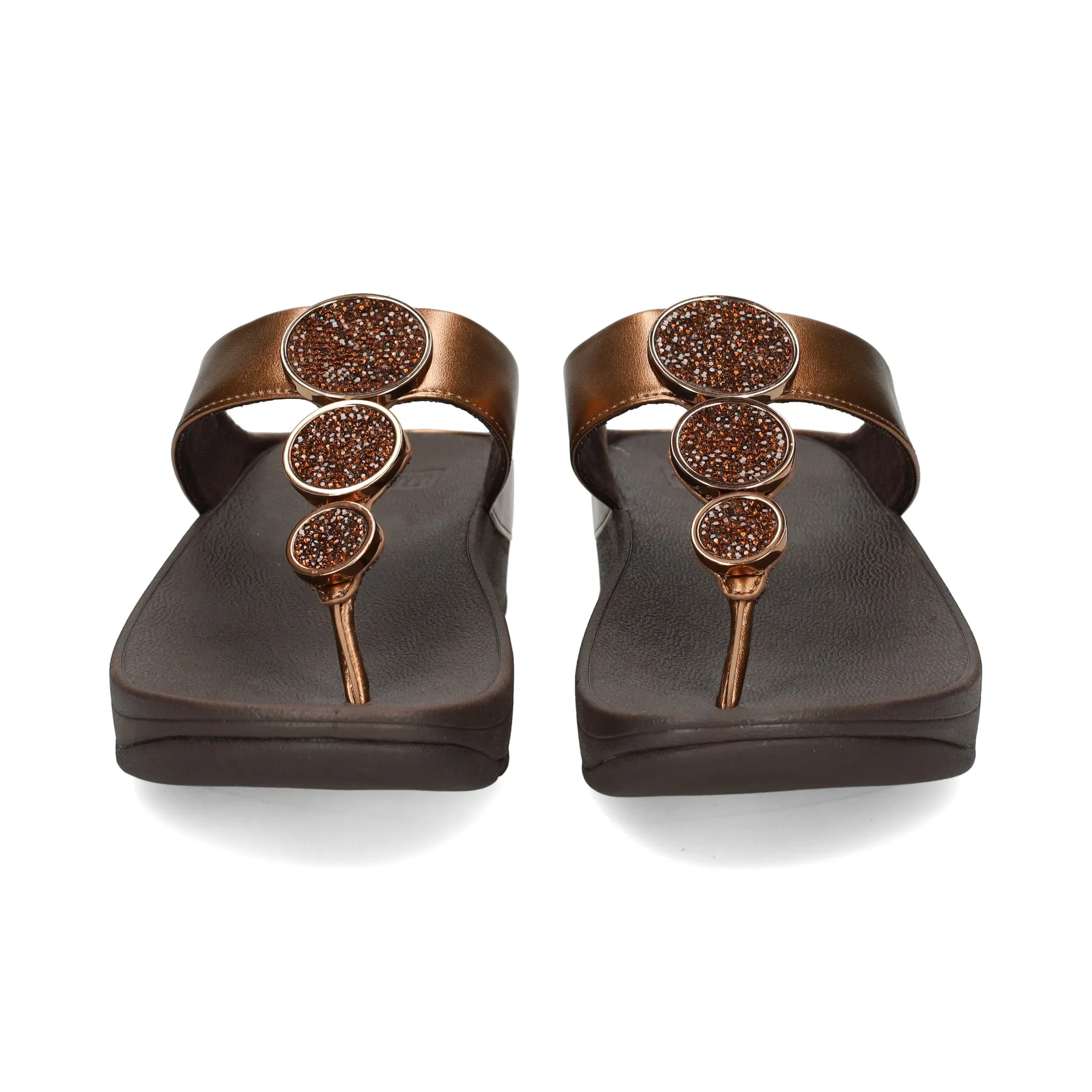 FITFLOP Sandalias cuña de Mujer 012 BRONZE