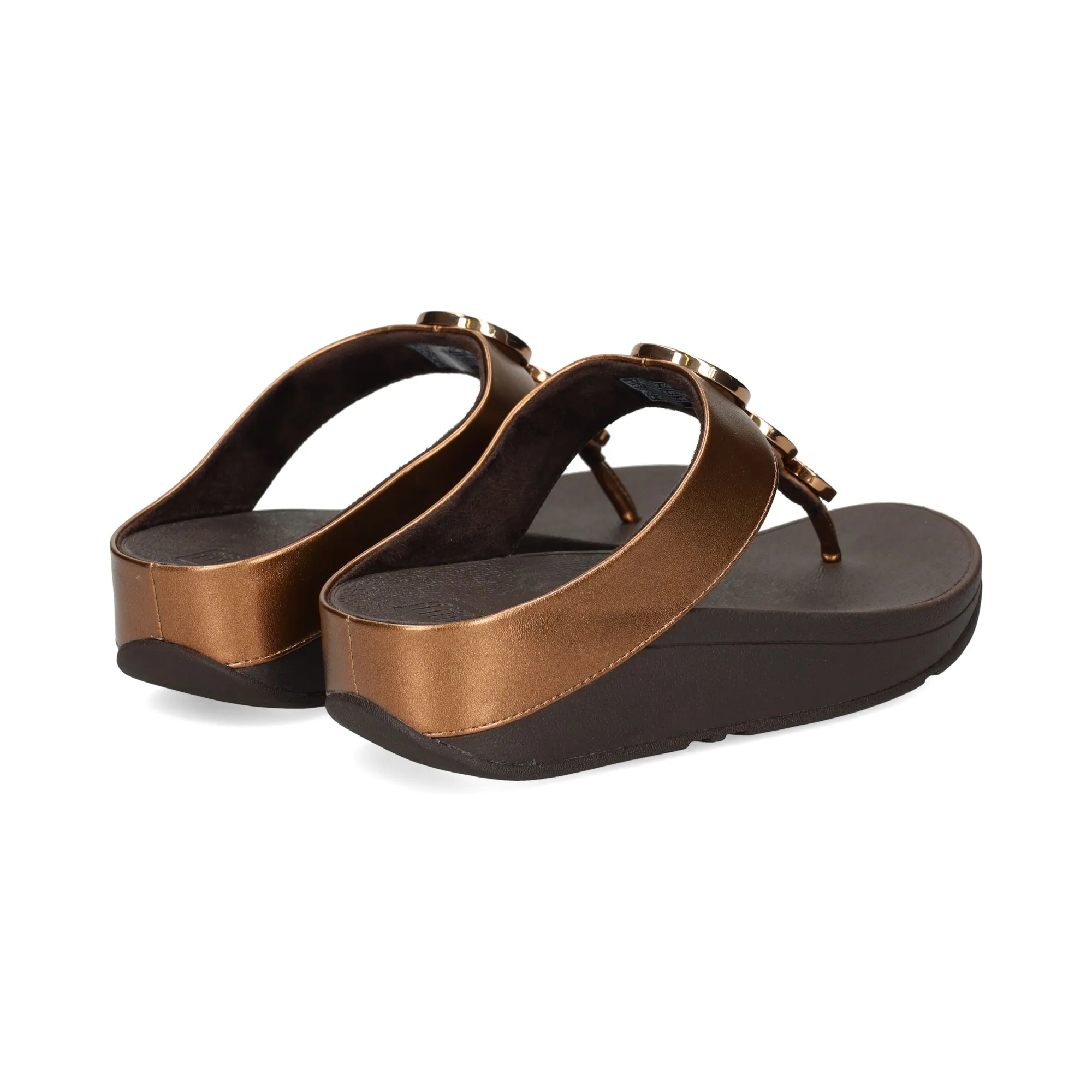 FITFLOP Sandalias cuña de Mujer 012 BRONZE