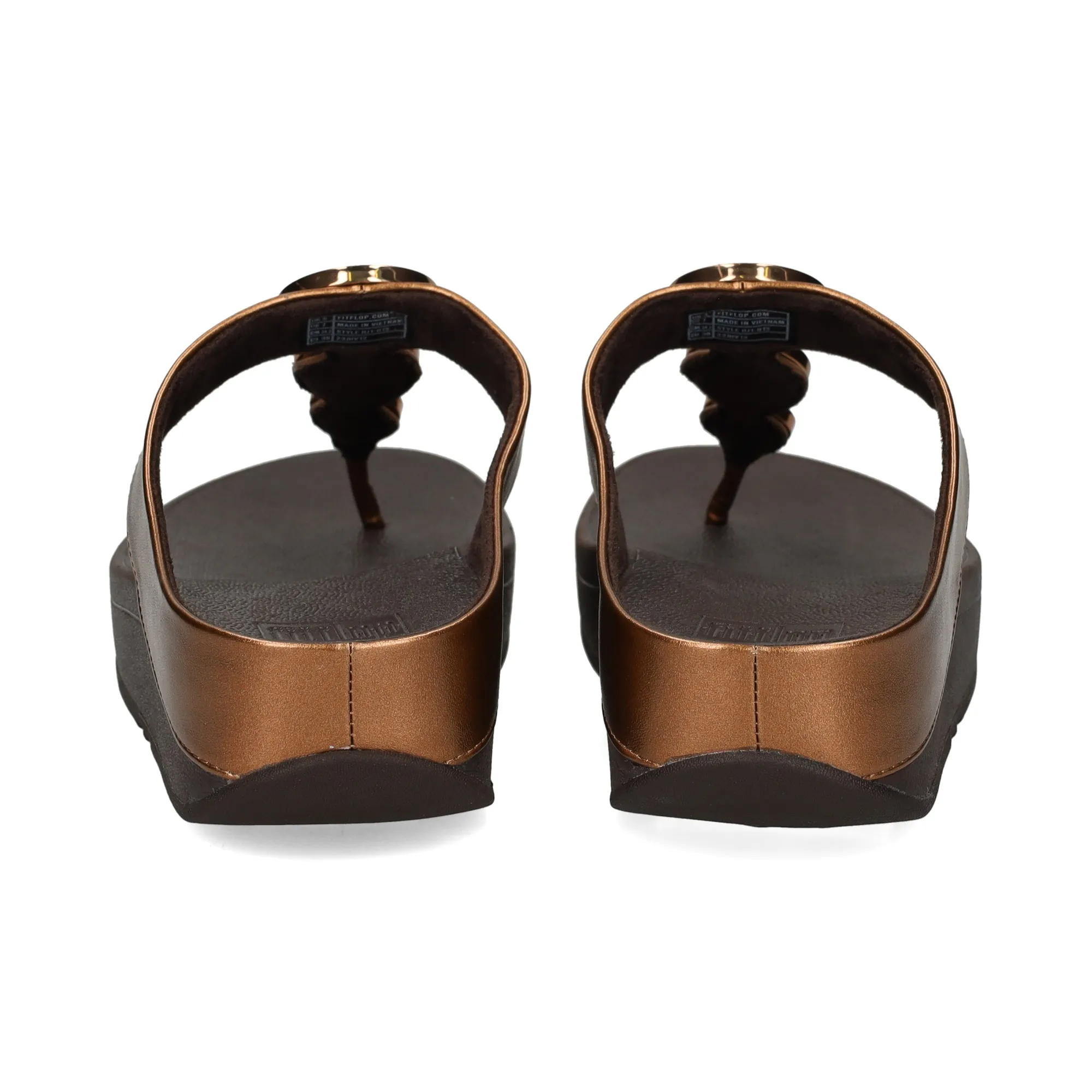 FITFLOP Sandalias cuña de Mujer 012 BRONZE