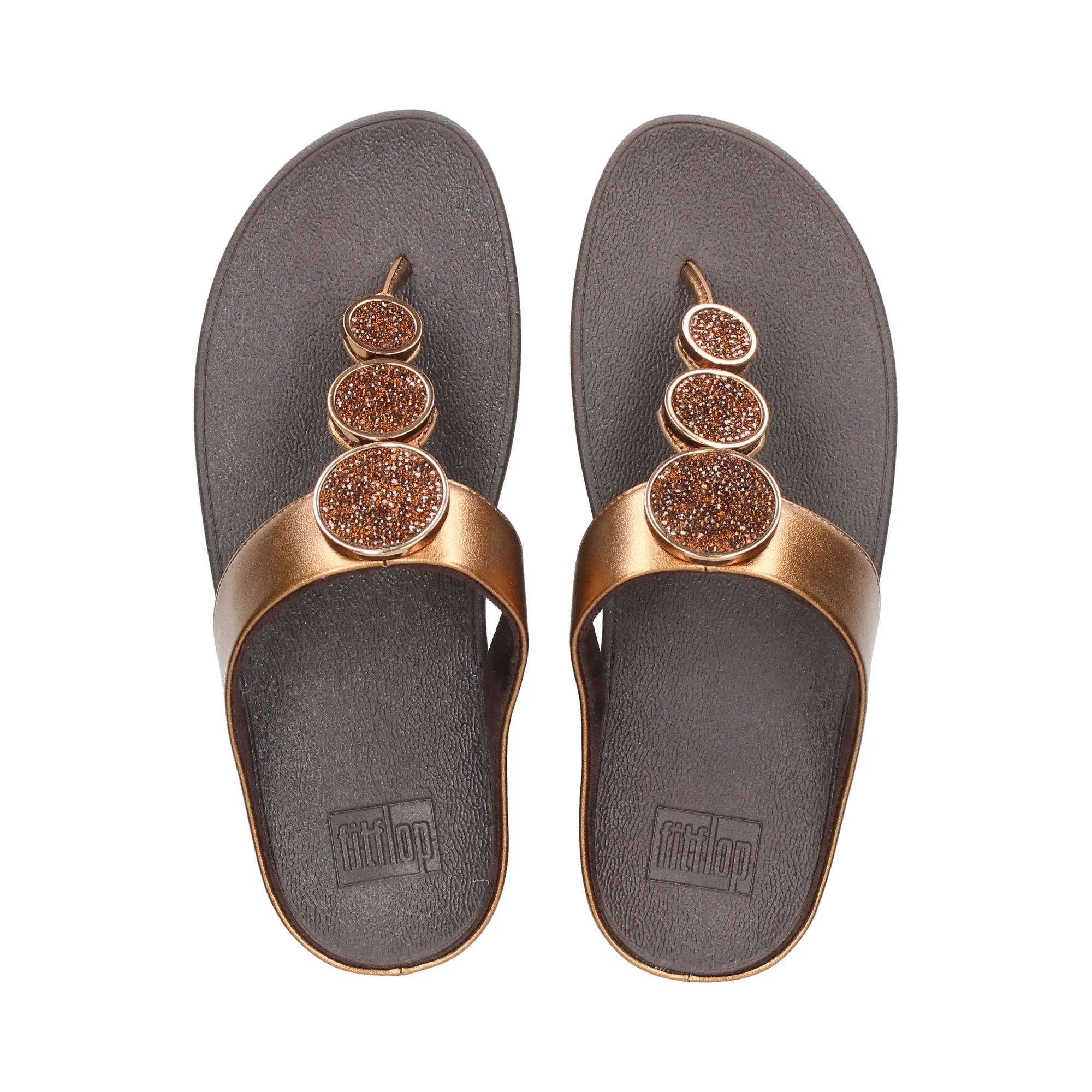 FITFLOP Sandalias cuña de Mujer 012 BRONZE