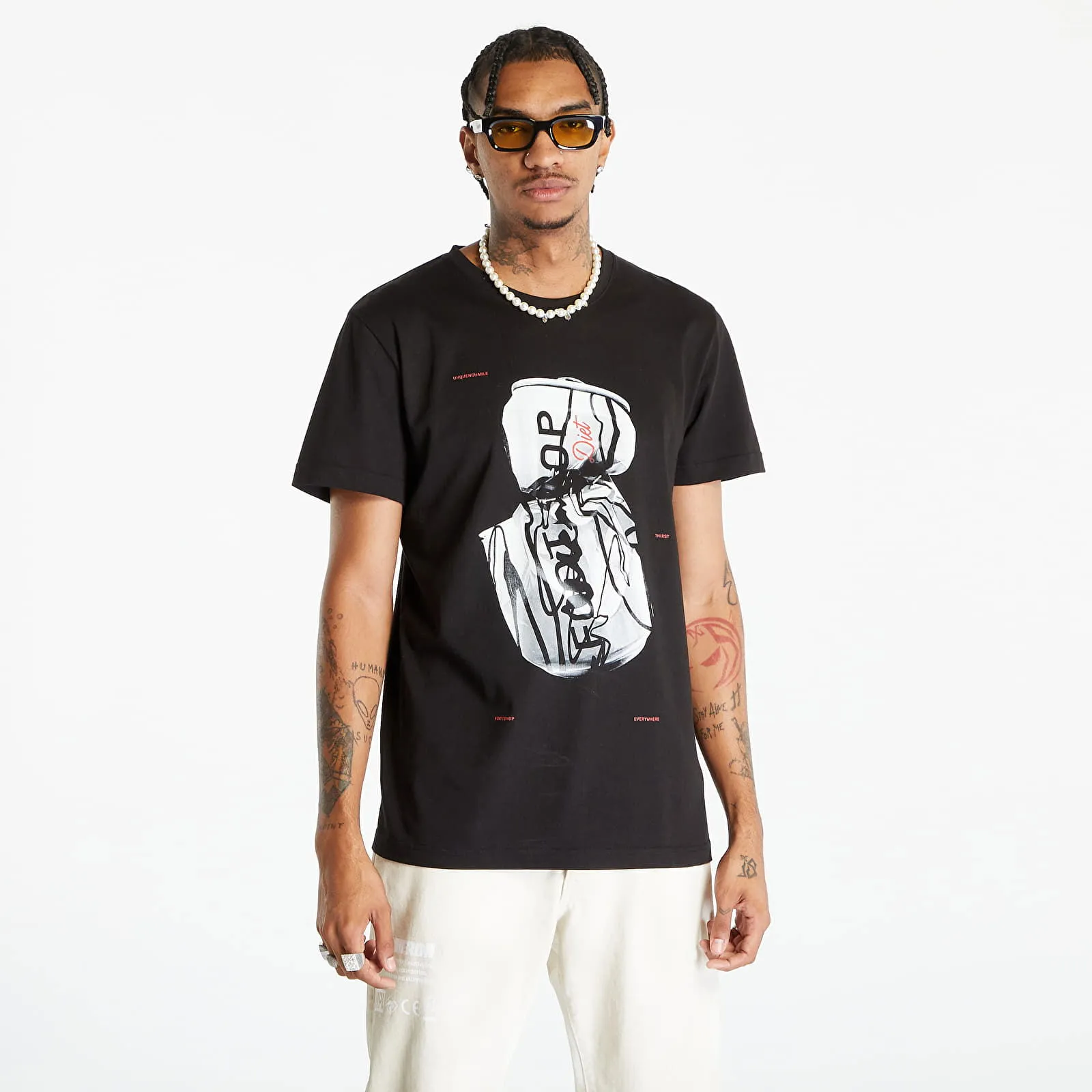Footshop Stay Thirsty Light Black