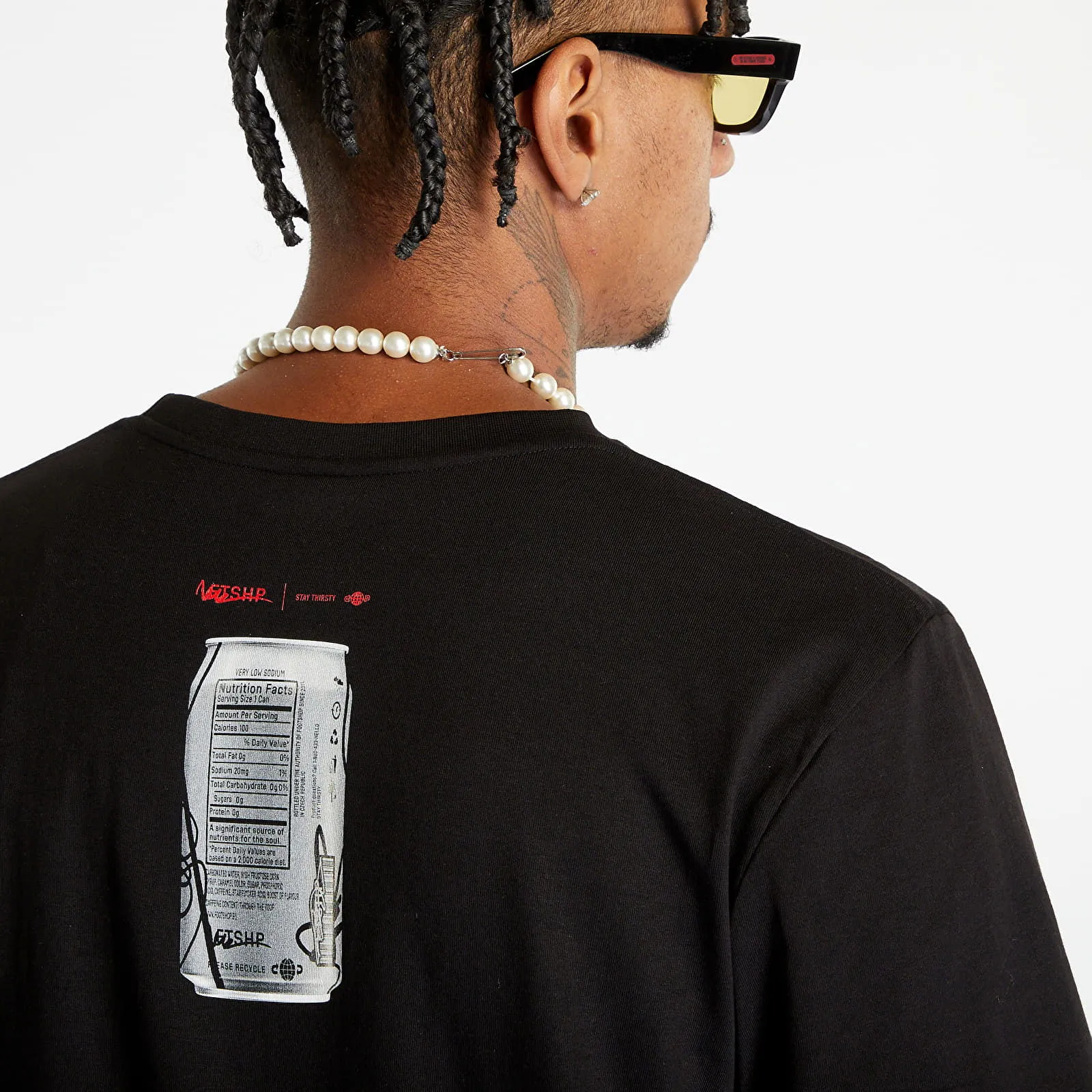 Footshop Stay Thirsty Light Black