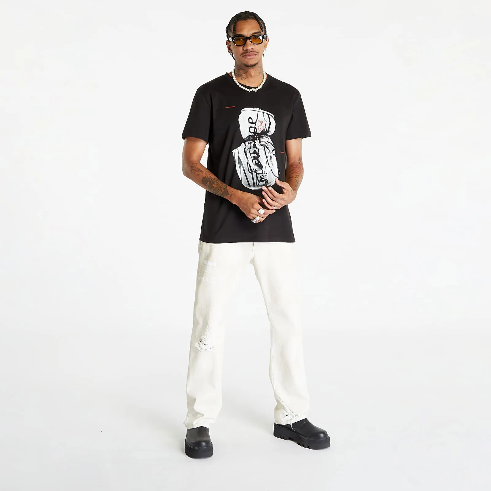 Footshop Stay Thirsty Light Black