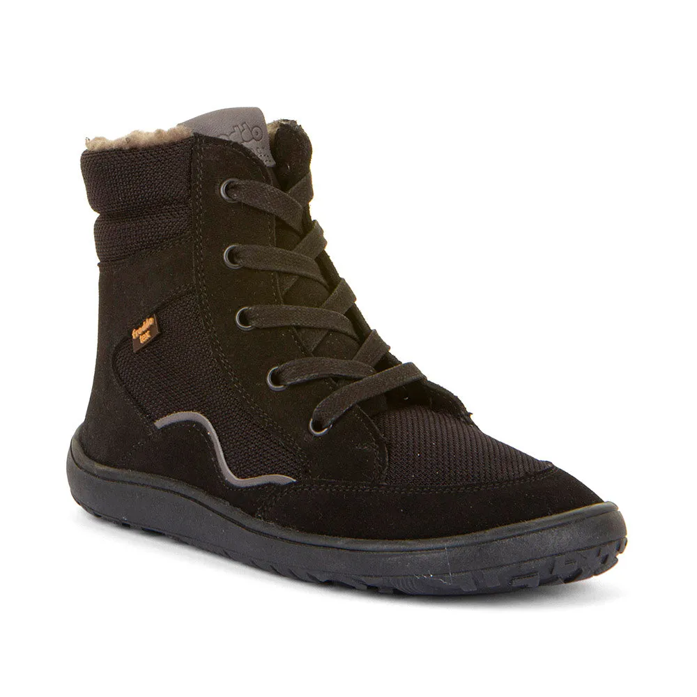 FRODDO BAREFOOT  TEX WOOL GROW BLACK  BOTINES DE CORDONES CON MEMBRANA TEX