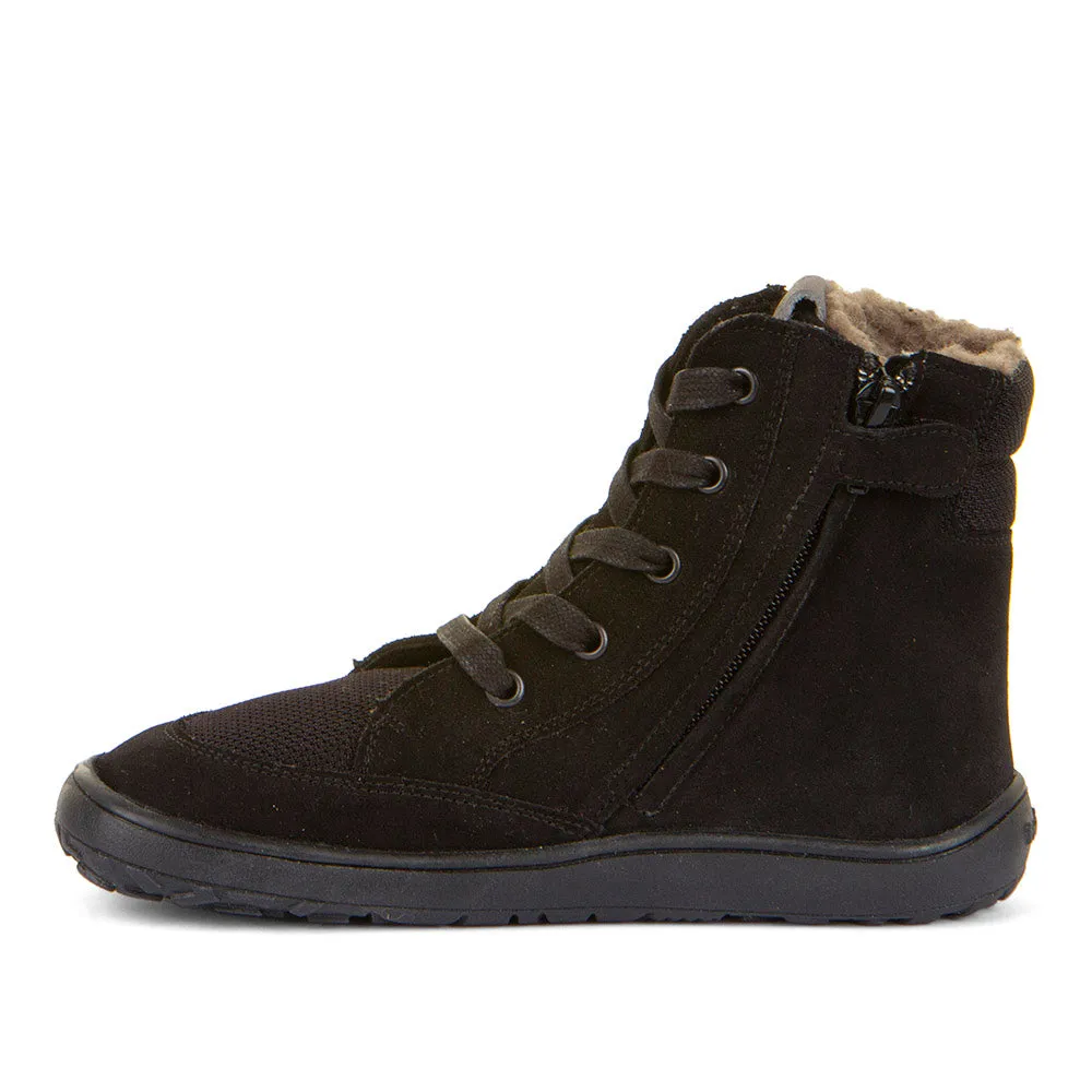 FRODDO BAREFOOT  TEX WOOL GROW BLACK  BOTINES DE CORDONES CON MEMBRANA TEX