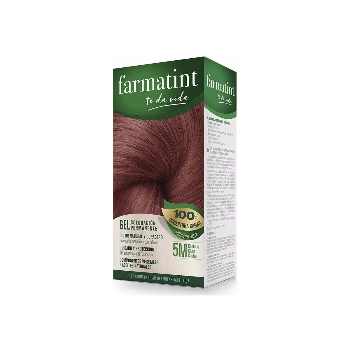 GEL COLORACIóN PERMANENTE 5MCASTAñO CLARO CAOBA