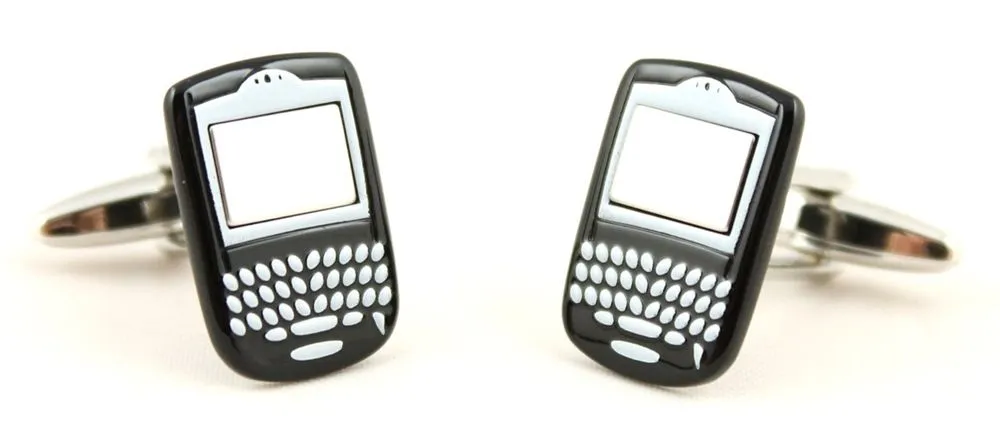 Gemelos para camisa Blackberry Negro