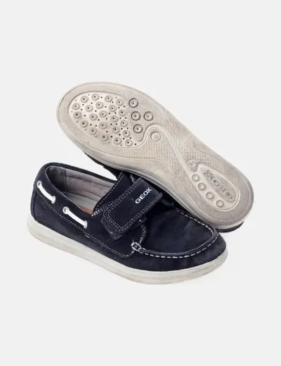 Geox Mocasín antelina velcro