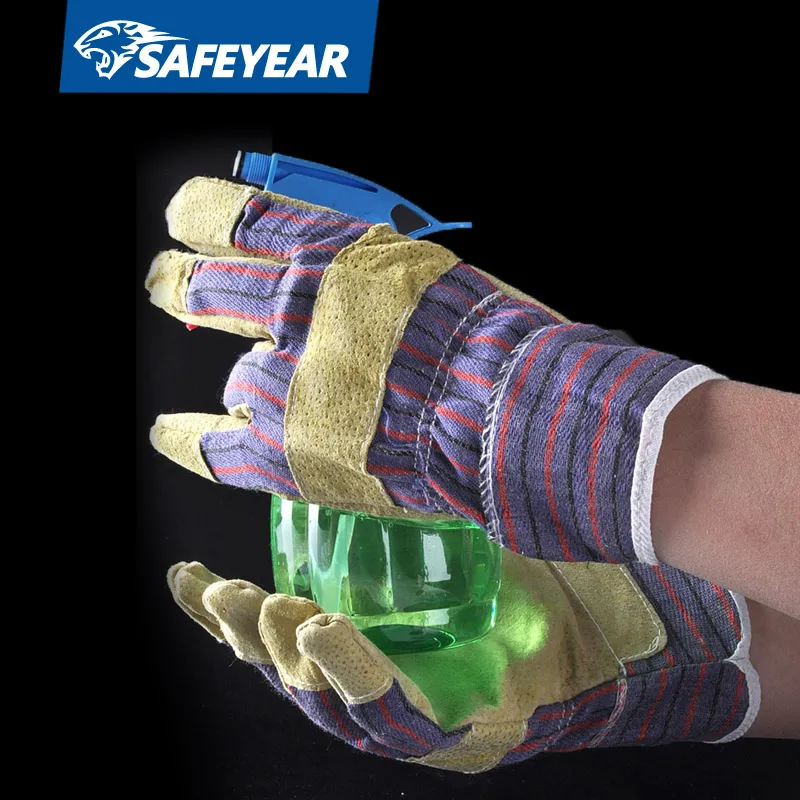 GUANTES DE TRABAJO DE CUERO PARA TRABAJO PESADO FL1008