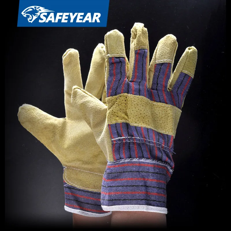 GUANTES DE TRABAJO DE CUERO PARA TRABAJO PESADO FL1008