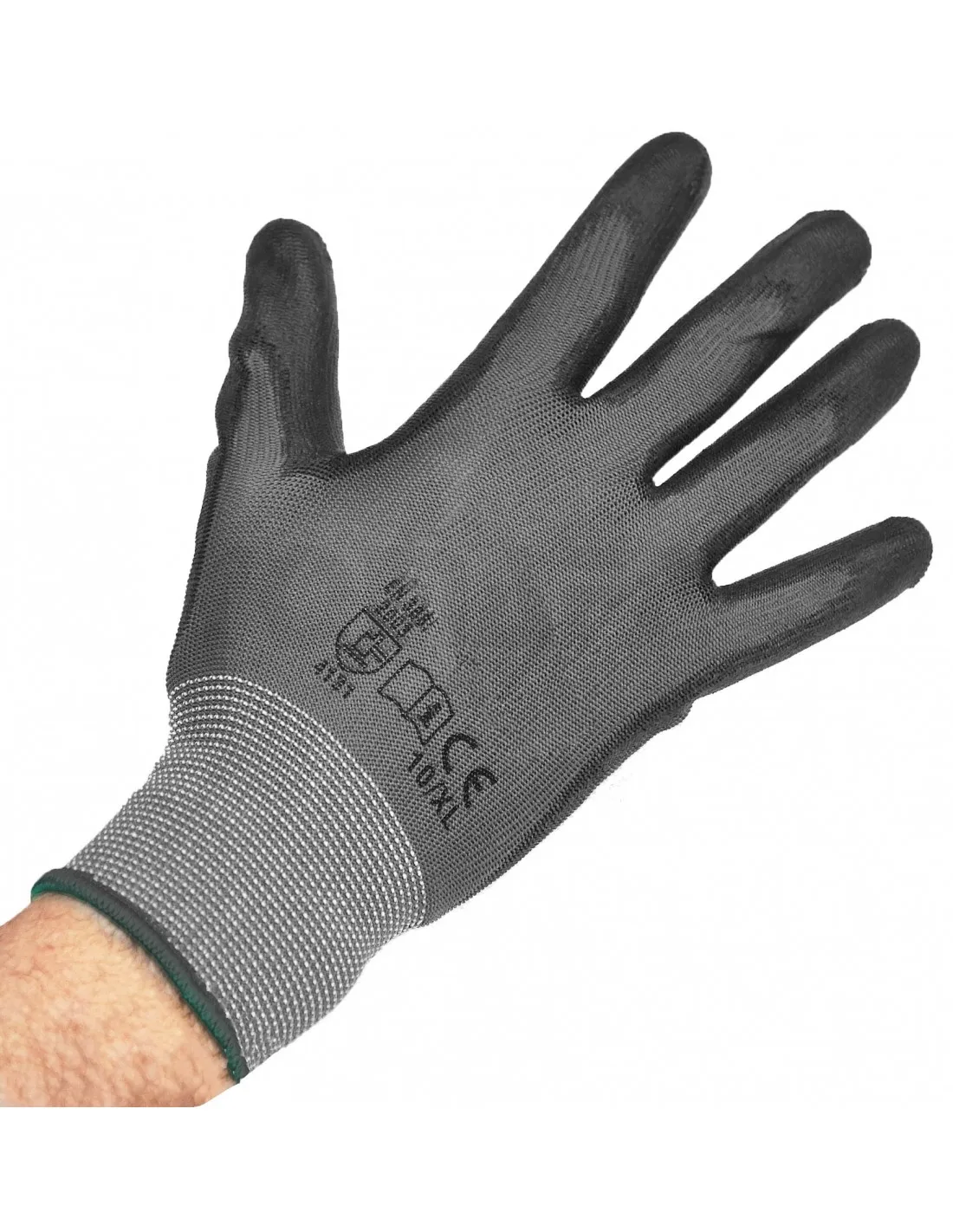 Guantes de trabajo Poliester + Poliuretano reutilizables