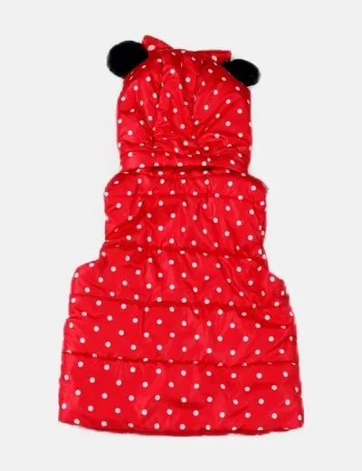H&M Chaleco rojo dots