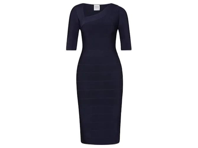 Herve Leger Vestidos Azul marino 