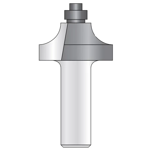 HIKOKI  754095  FRESA DE REDONDEO, 12.7X19.1X55MM, VáSTAGO 8 MM, MADERA