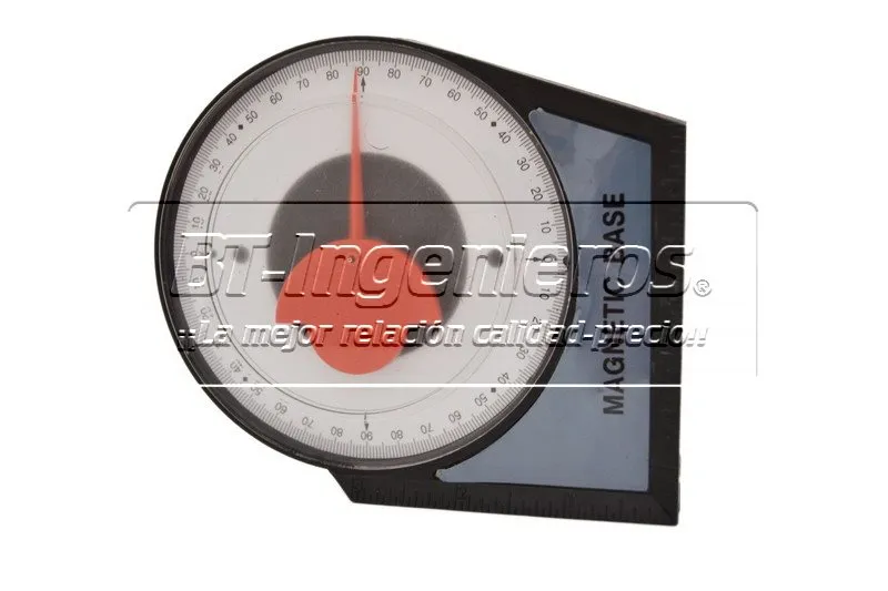 Inclinómetro análogico con base magnética