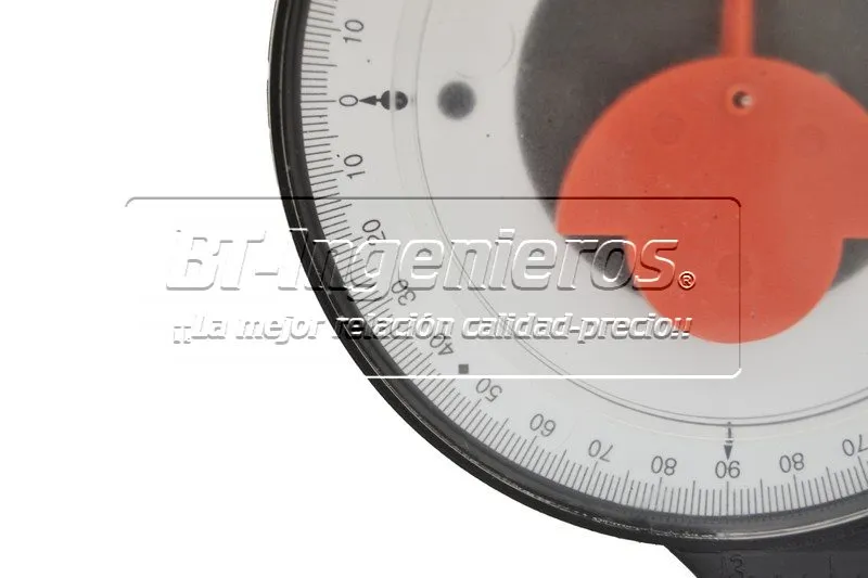 Inclinómetro análogico con base magnética