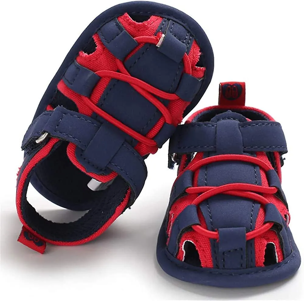 INFANT BABY BOYS GIRLS SUMMER BEACH SANDALS NON SLIP SOFT RUBBER SOLE TODDLER OUTDOOR CLOSEDTOE FIRST WALKER SHOES