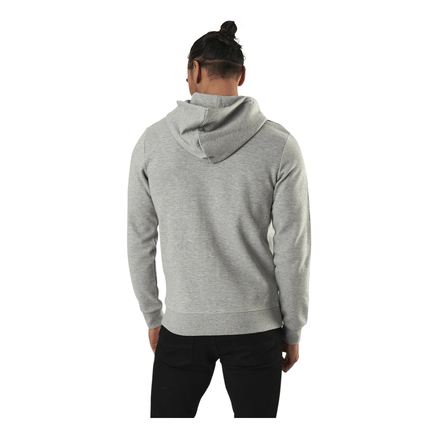 Jack & Jones Basic Sweat Zip Hood Grey