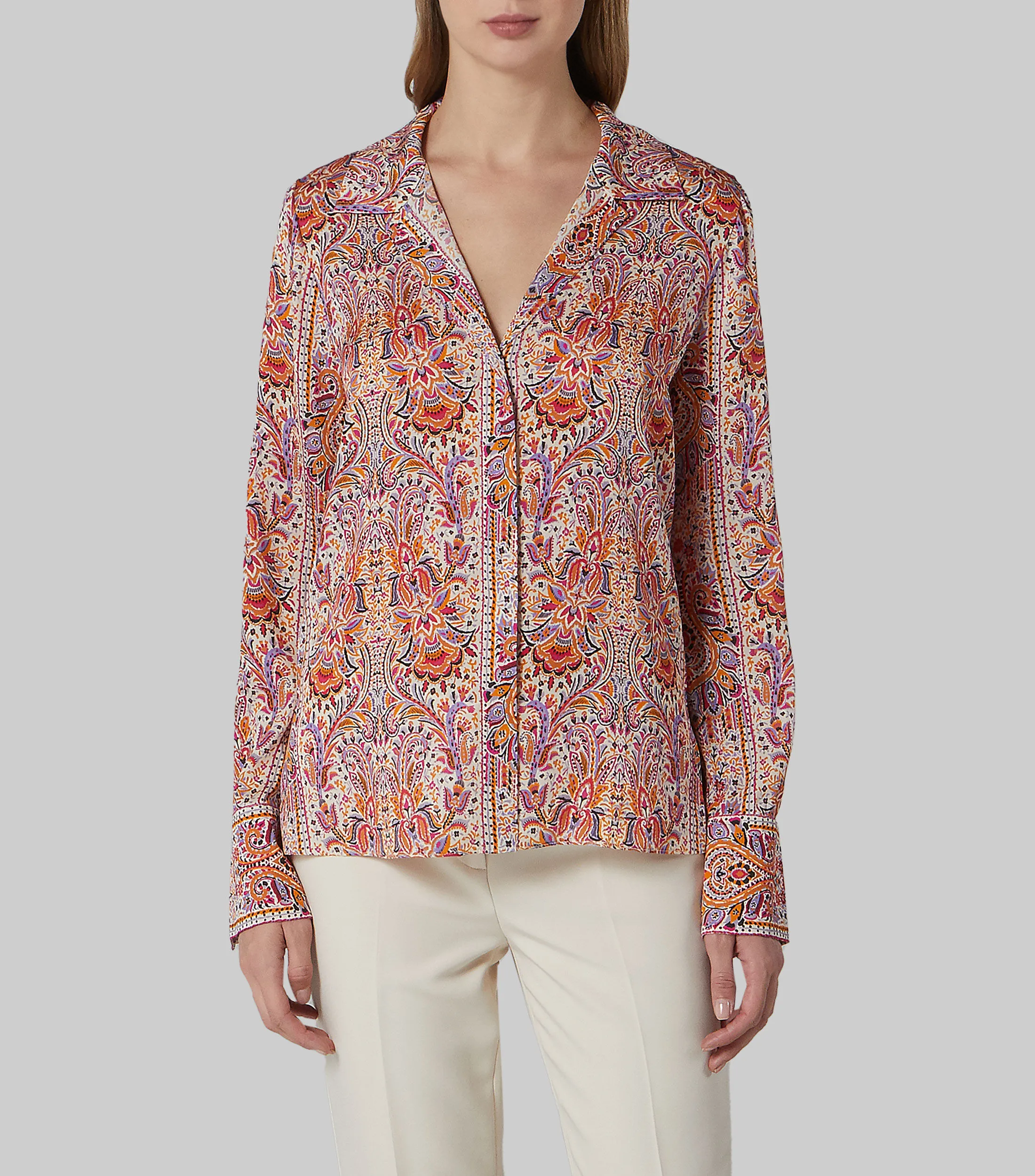 Kobi Halperin Blusa Estampada Manga Larga Mujer