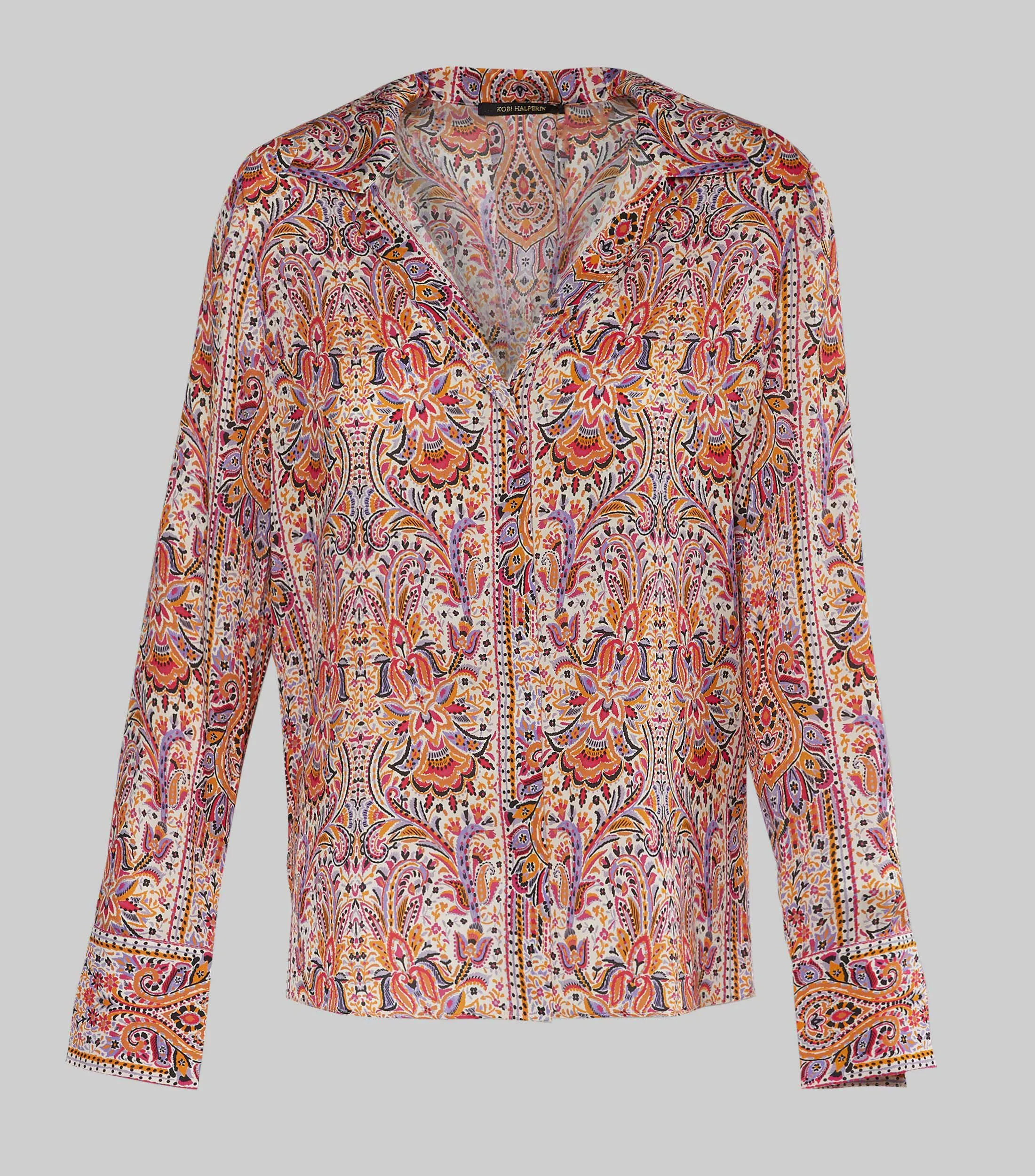 Kobi Halperin Blusa Estampada Manga Larga Mujer