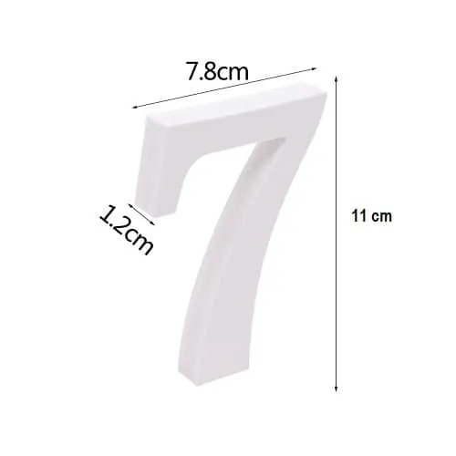 Letra M Madera Decorativo 11 Cm  Blanco