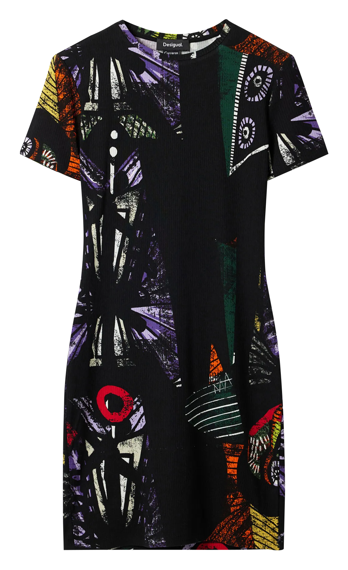 MALAGA  CHAQUETA ESTAMPADA VAPOROSA EN NEGRO