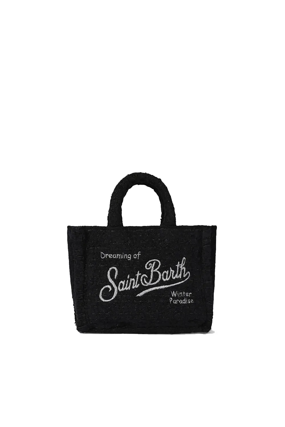 MC2 Saint Barth Bolso Mini Vanity Tweed Black