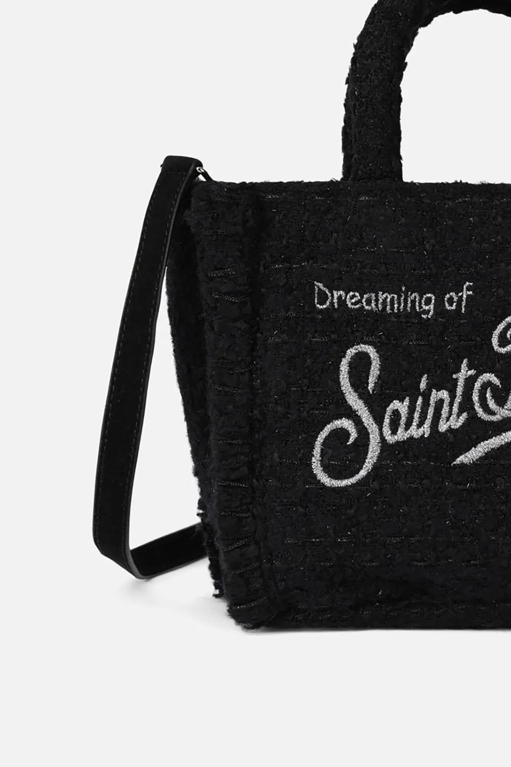 MC2 Saint Barth Bolso Mini Vanity Tweed Black