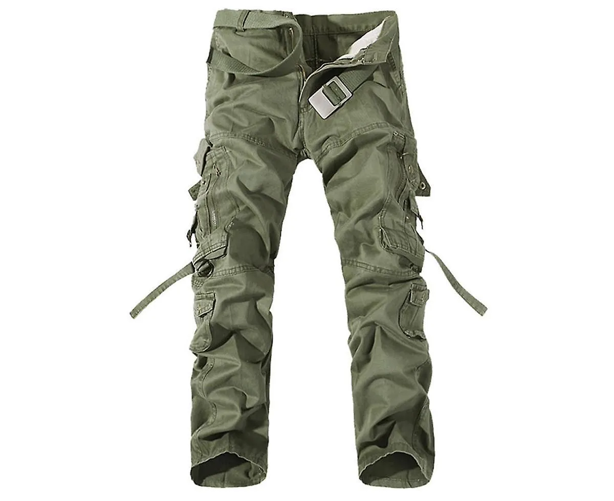 Men Cargo Pants Combat Army Casual Loose Military Camouflage Trousers Bottoms Army