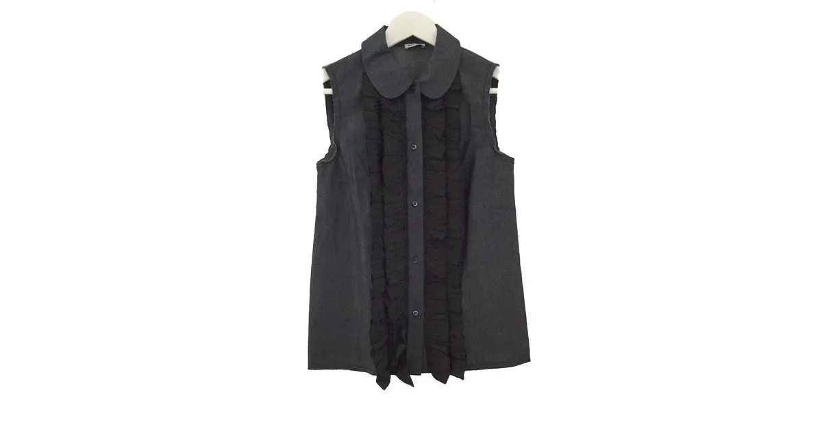 Miu Miu Tops Azul 