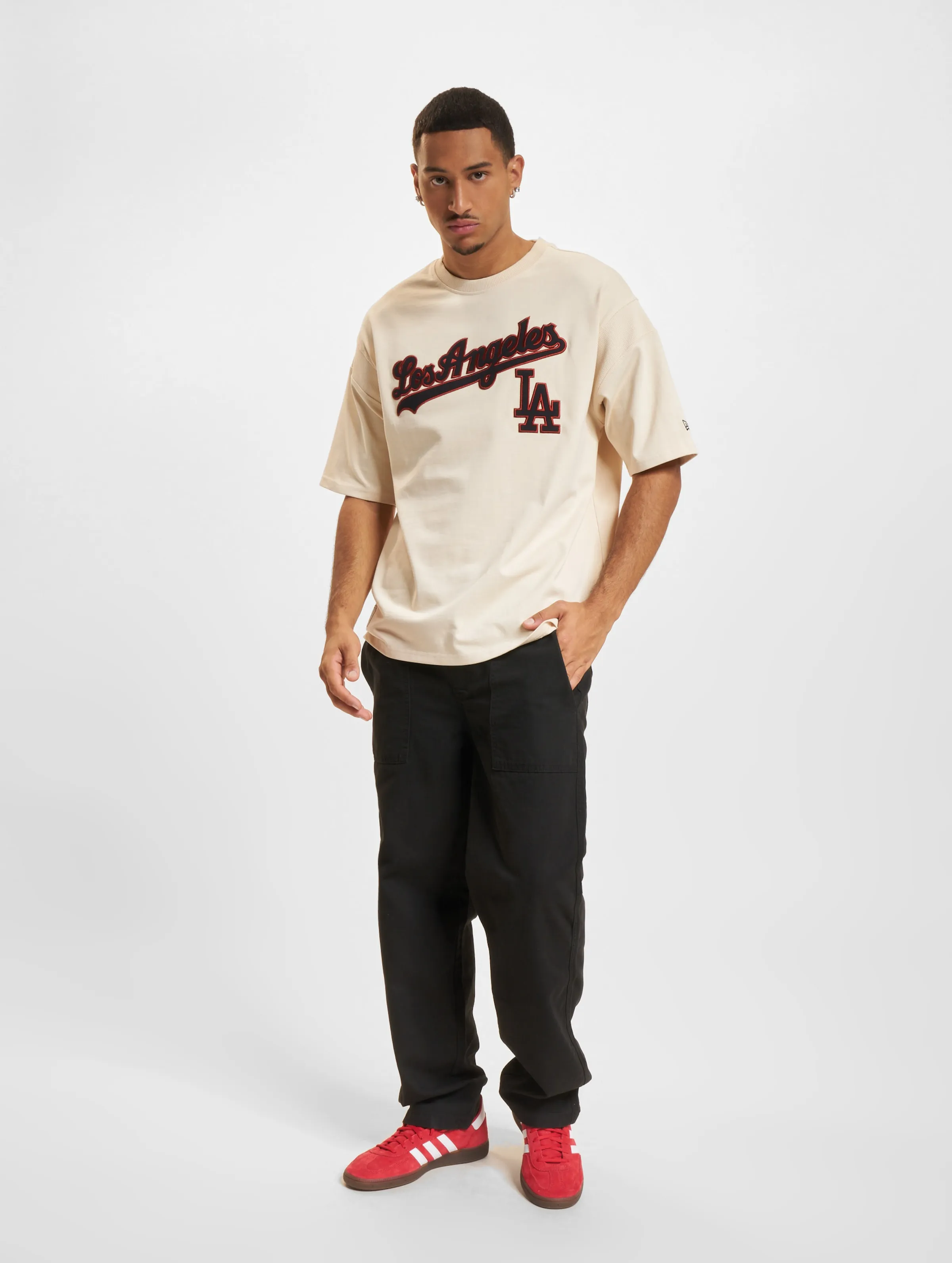 MLB RIB INFILL OVERSIZE TSHIRTS LOS ANGELES DODGERS