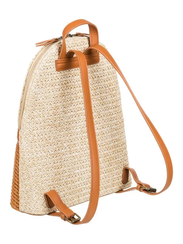 Mochila mediana Mujer Roxy Make Some Waves 20L NATURAL (yef0) Ref. ERJBP04293 paja natural Nueva Colección