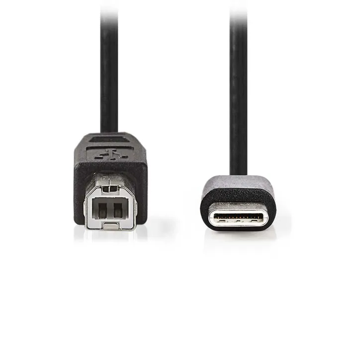NEDIS CCGP60650BK20 CABLE USB 2.0 TIPOC MACHO  B MACHO 2.0 M NEGRO