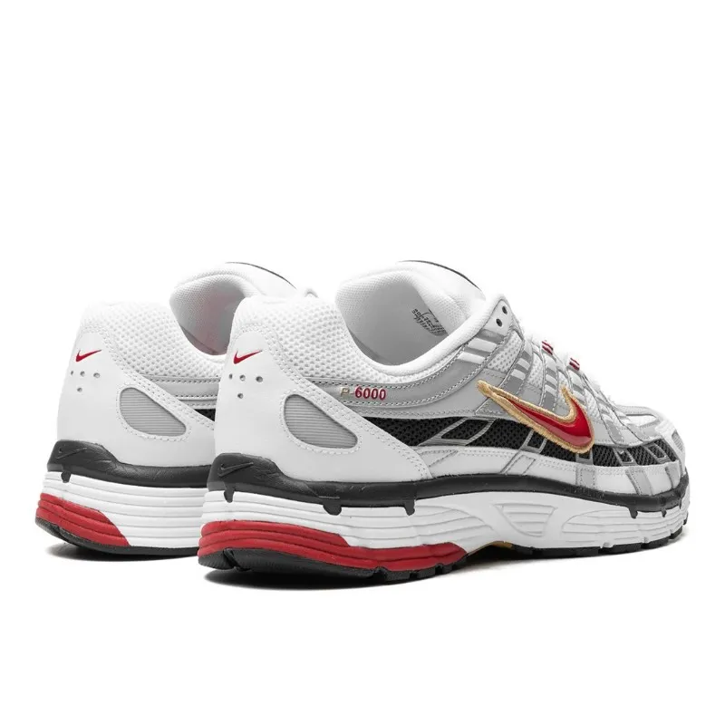 NIKE P6000 PLATINUM VARSITY RED