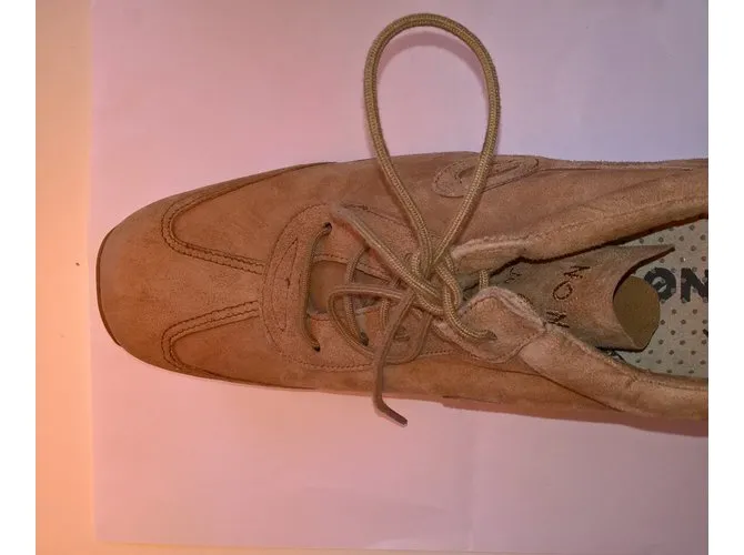 No Name Tacones de cuña Beige 
